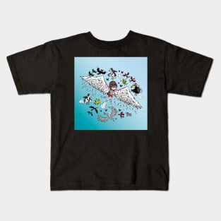 Learning To Fly Kids T-Shirt